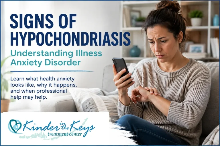 Signs of hypochondriasis and illness anxiety disorder