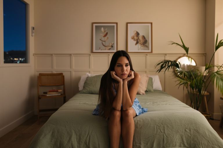 sleeping with anxiety bedtime worry