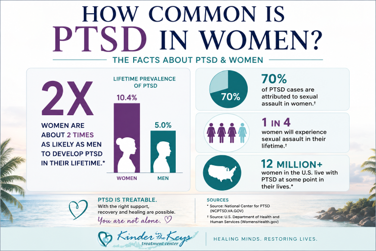 How common is PTSD in women