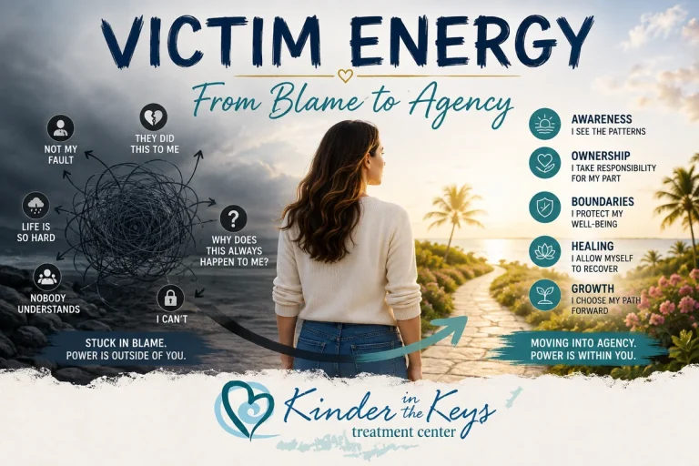Victim energy and the shift from blame to personal agency through awareness, ownership, boundaries, healing, and growth