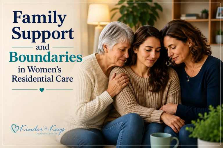 Family support and boundaries in women's residential mental health care