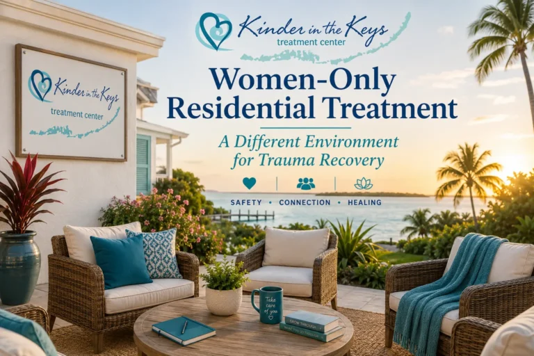 women-only residential treatment supporting peer connection and trauma recovery