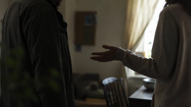 a woman talks in a narcissistic abusive relationship.