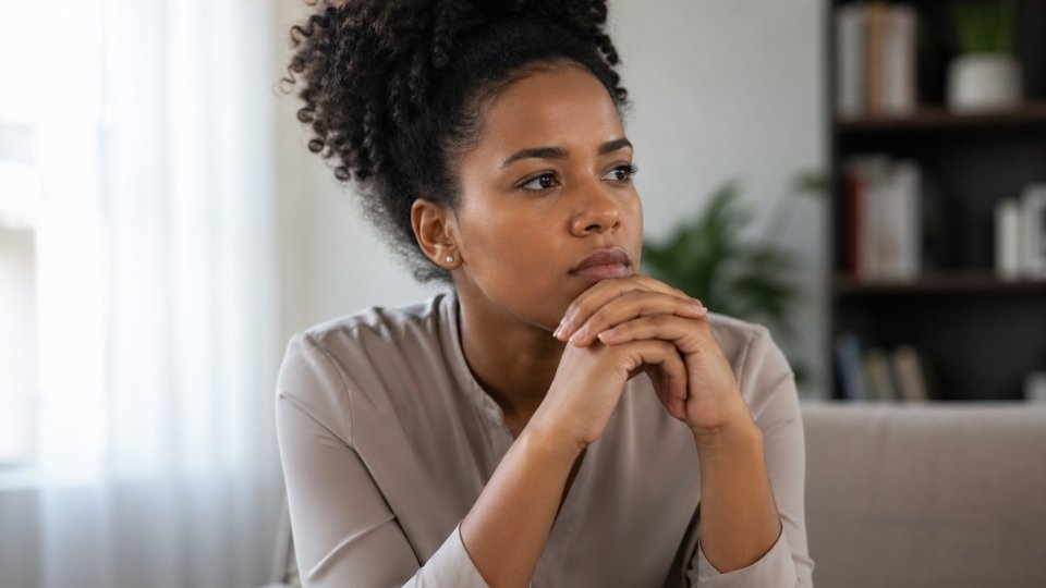 Is Anxiety a Disability hero image of woman with anxiety.