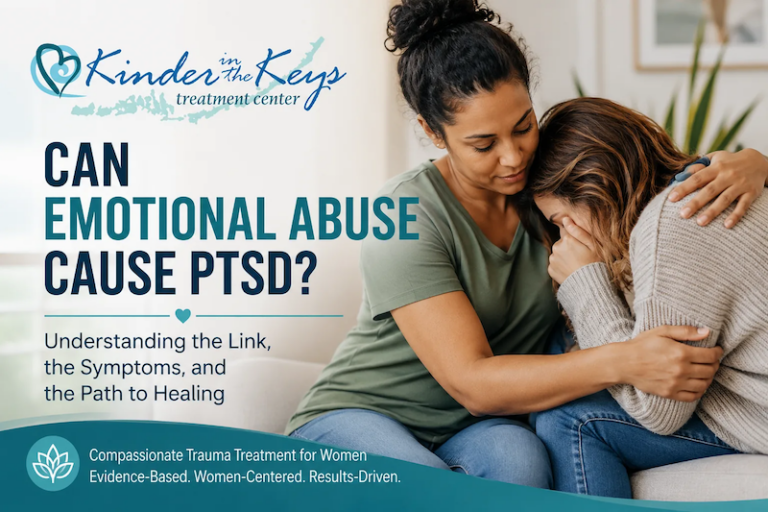 Can emotional abuse cause PTSD? Women receiving emotional support during trauma recovery at Kinder in the Keys
