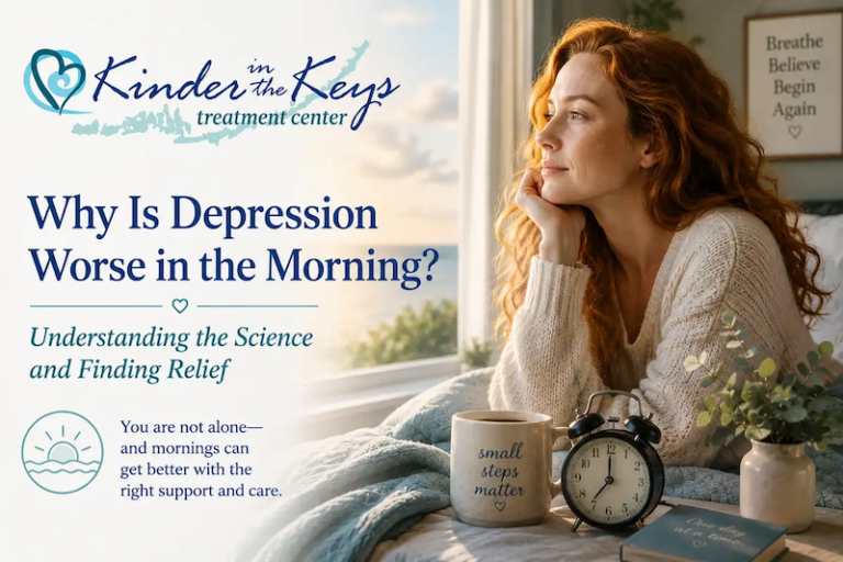 Why is depression worse in the morning in women