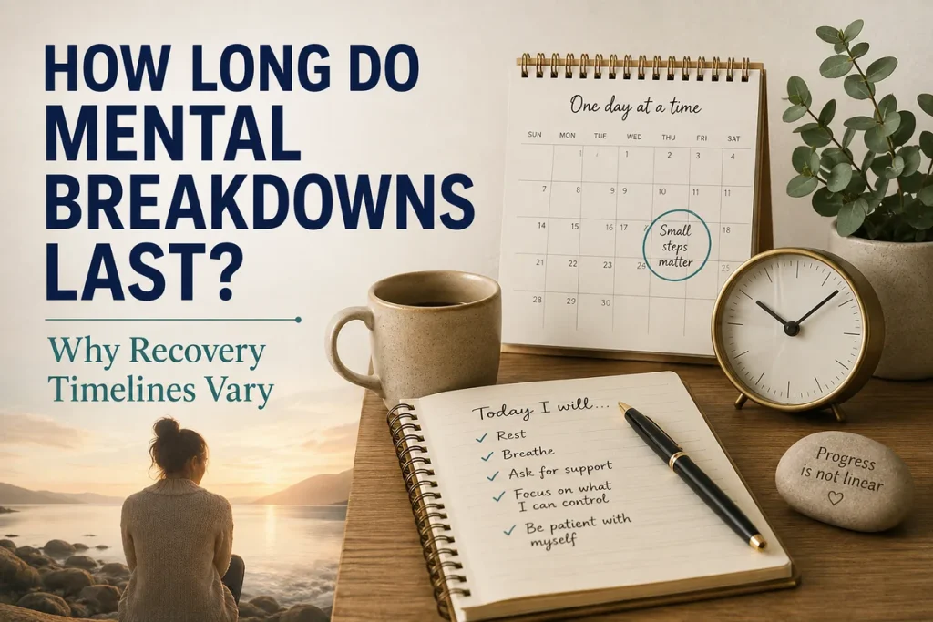 How long do mental breakdowns last and why recovery timelines vary