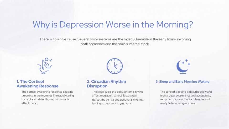 why is depression worse in the morning infographic.
