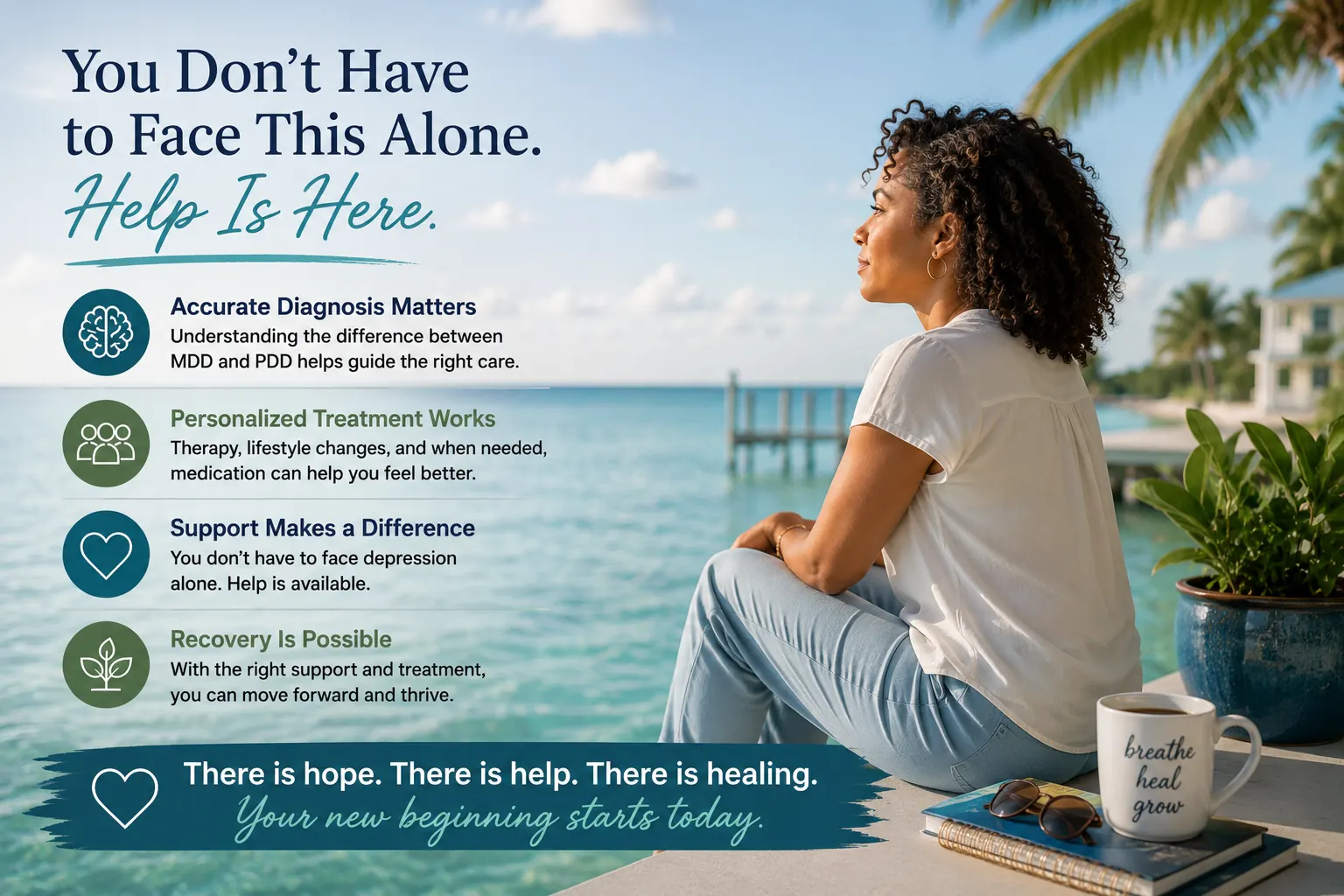 MDD vs PDD treatment and recovery for women