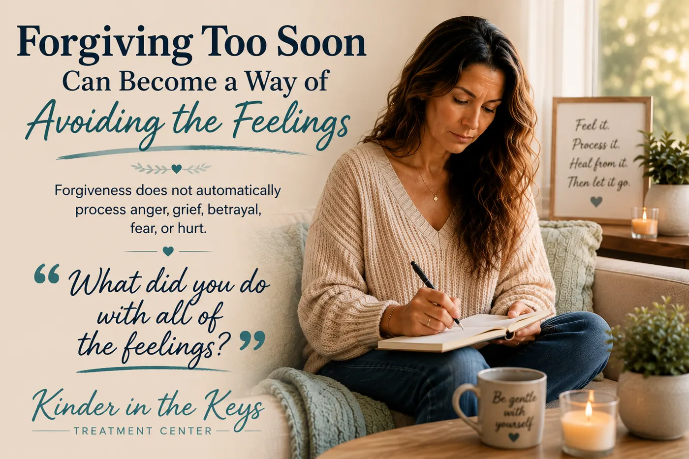 Forgiveness after narcissistic abuse and the importance of processing feelings before forgiveness