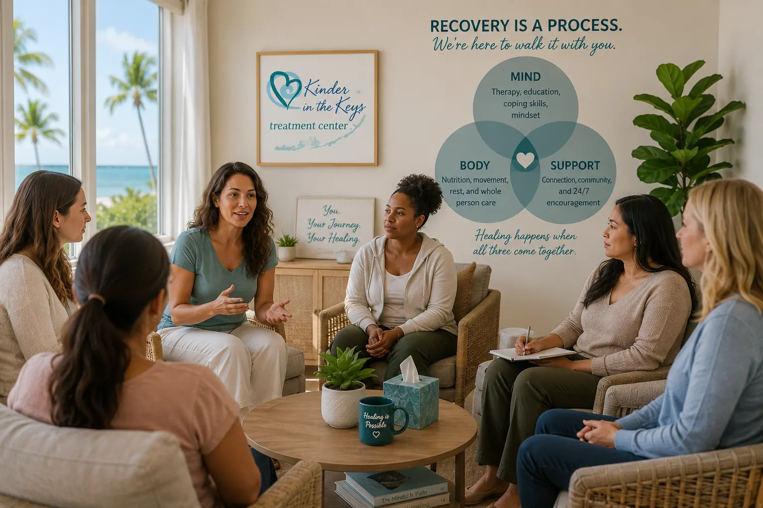 residential depression treatment for women in a therapeutic group