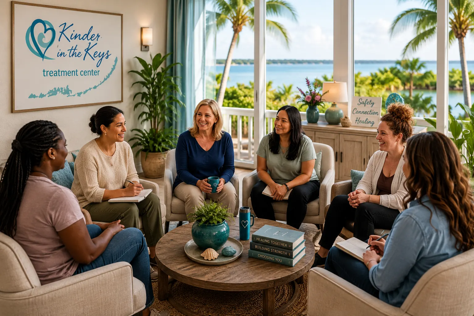 women-only residential treatment group supporting connection and trauma recovery