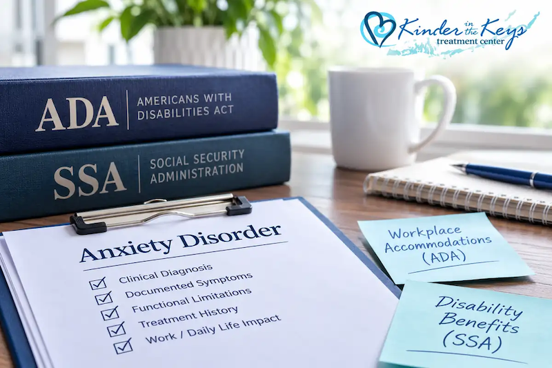 Anxiety disability medical documentation for ADA accommodations and SSA benefits